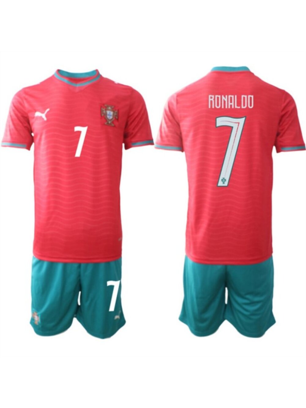 Cristiano Ronaldo Red 2026 WC Soccer Jersey Suit